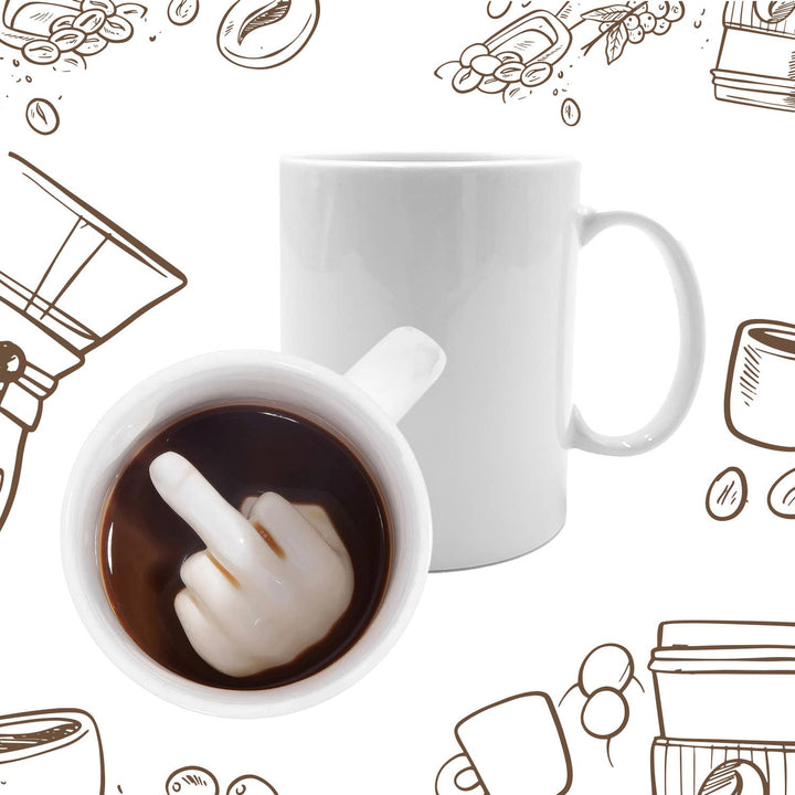 Surprise Krus „UP YOURS“ - Krus fra Mad Monkey hos The Prince Webshop