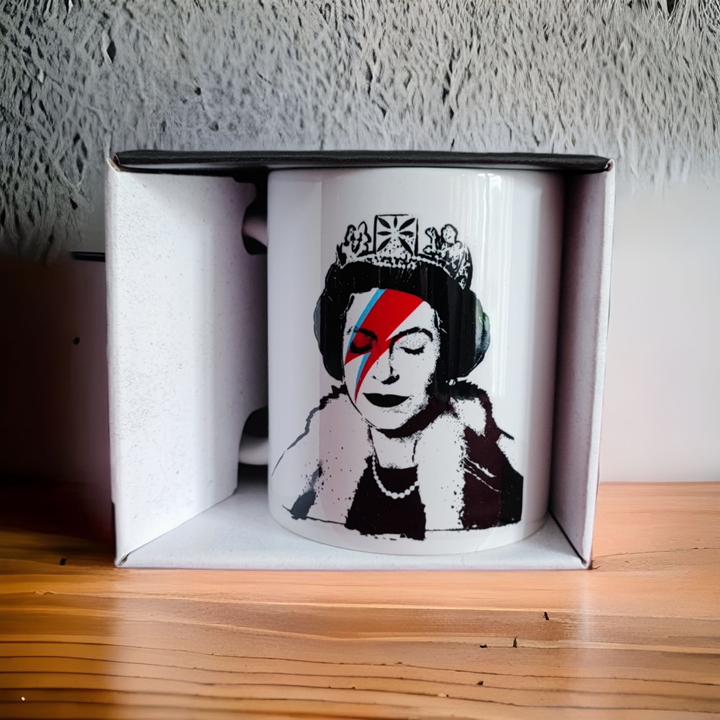 Banksy Ceramic Mug 325ml - Lizzy Stardust - Mug from URBAN.ITY at The Prince Webshop