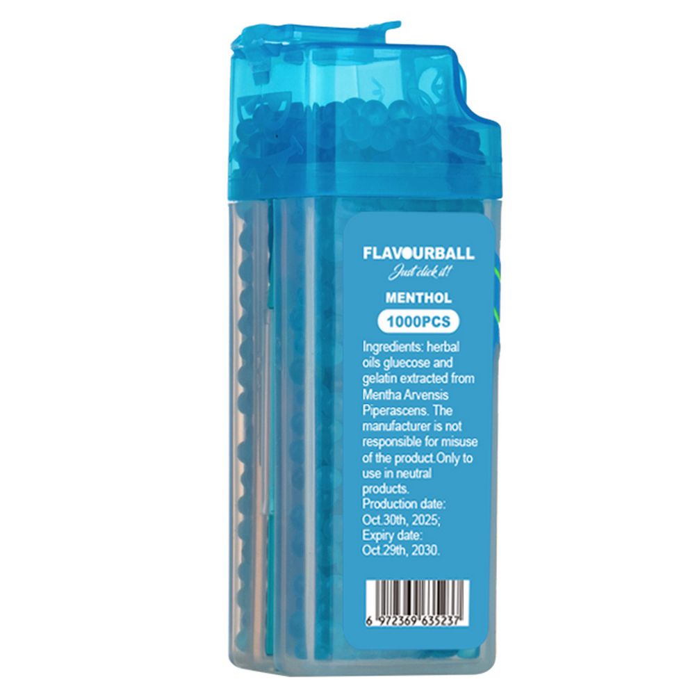 1000 stk Menthol Flavour Balls Aroma Kugler i Big Box - Aroma Kugler fra FLAVOUR BALLS hos The Prince Webshop