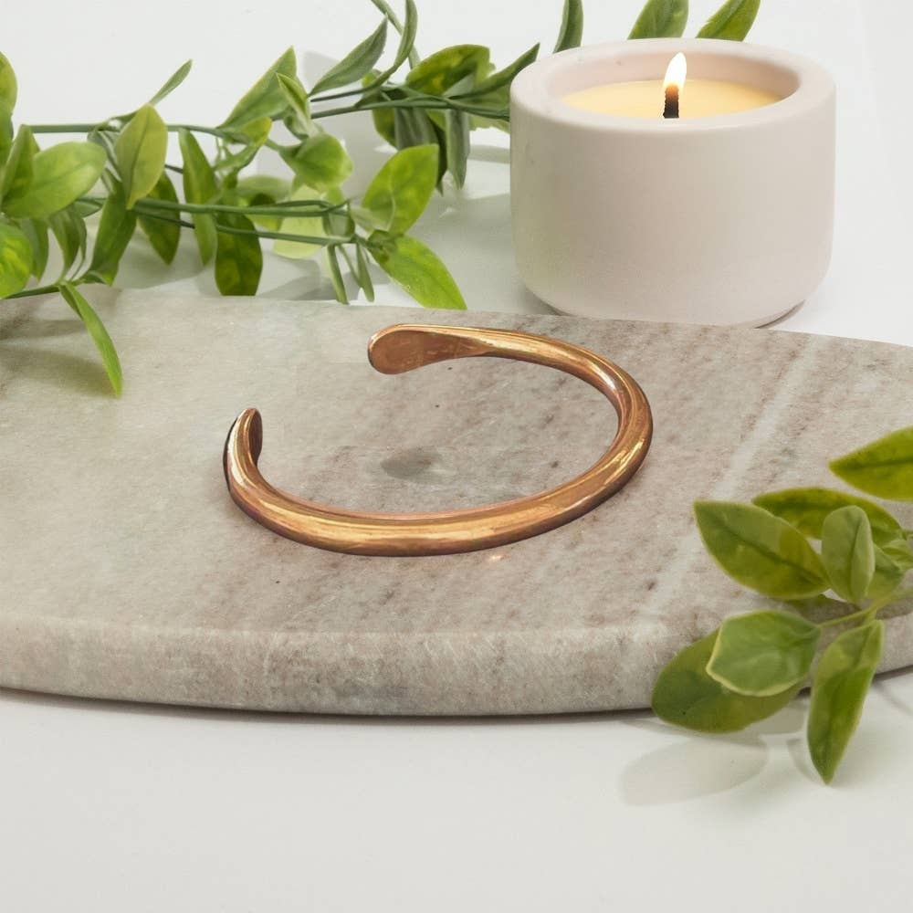 Copper clamp bracelet for men - Bracelet from Ayurveda Specialist B.V. at The Prince Webshop