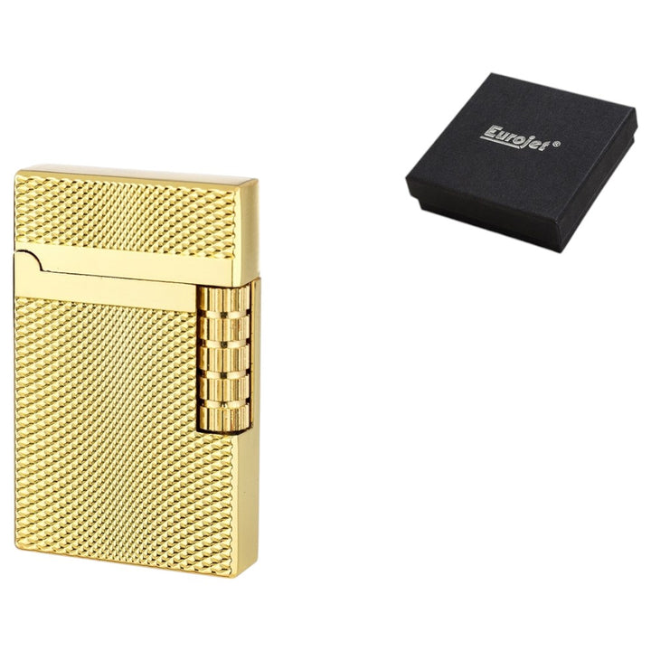 Eurojet Milan Jet Gold Carre Stone Lighter - Lighter from Eurojet at The Prince Webshop