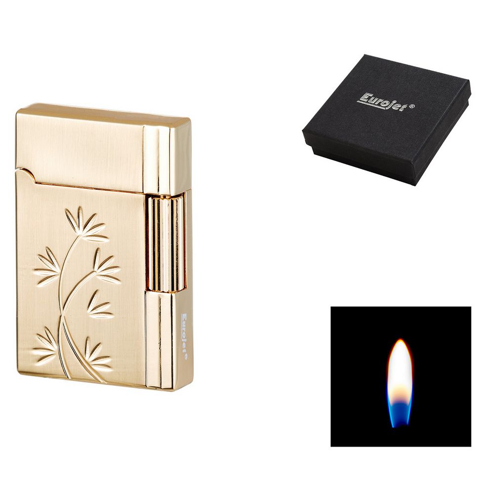 Eurojet Gender Classic Lighter - Gaslighter with Stone - Gold Engraving - Lighter from Eurojet at The Prince Webshop