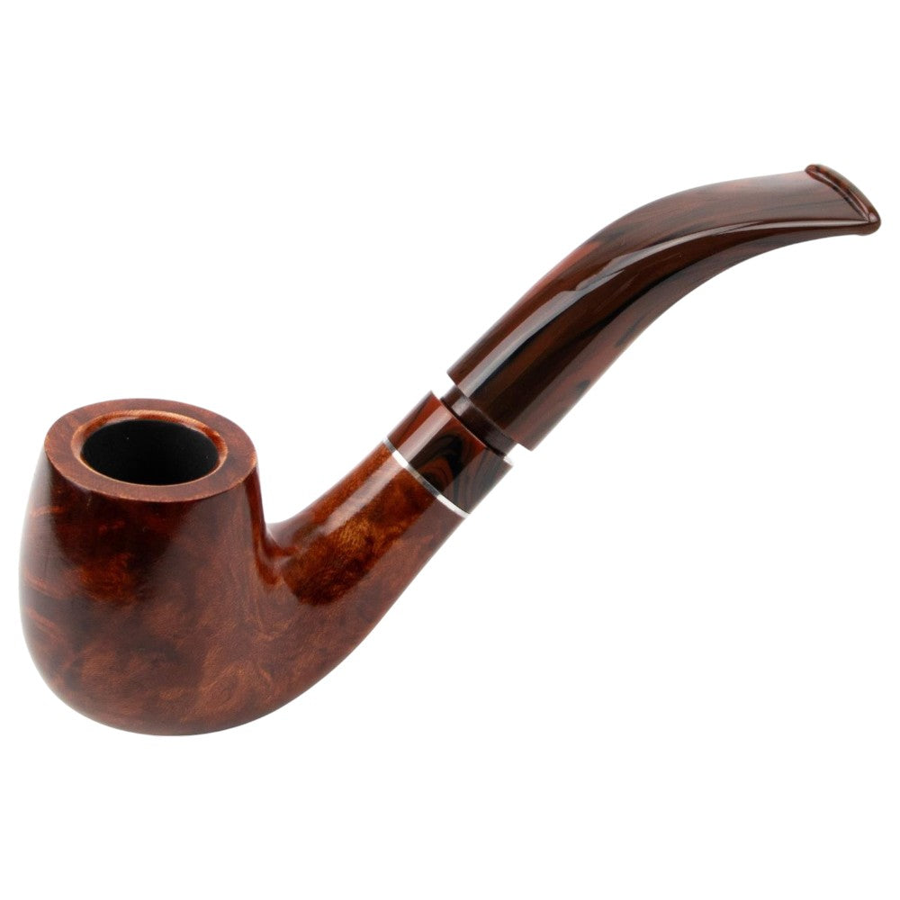 Cesare Barontini "Lido" Glat Fuldbøjet Pibe - Elegant Luxus - Pibe fra Cesare Barontini hos The Prince Webshop