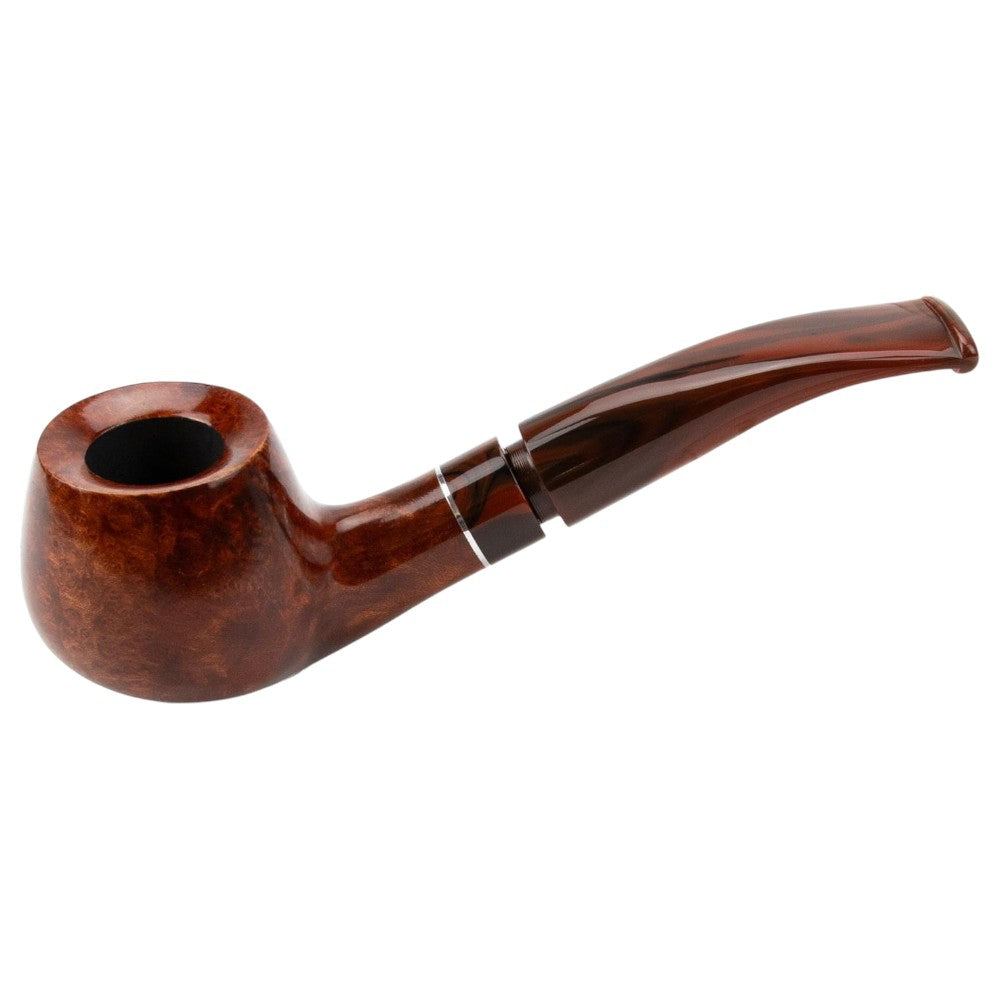 Cesare Barontini "Lido" Glat Halvbøjet Pibe - Elegant Luxus - Pibe fra Cesare Barontini hos The Prince Webshop