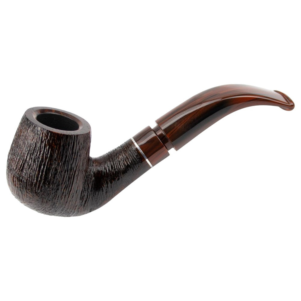 Cesare Barontini "Lido" Børstet Fuldbøjet Pibe - Elegant Luxus - Pibe fra Cesare Barontini hos The Prince Webshop