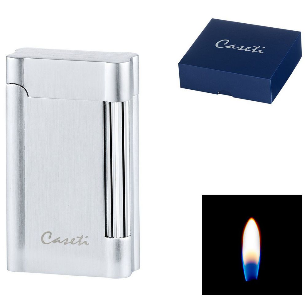 CASETI Flint Cigarette Lighter - Satin Chrome - Lighter from Caseti at The Prince Webshop