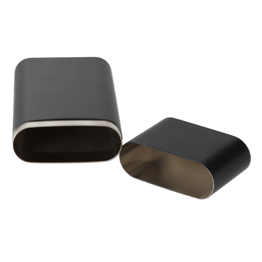 Angelo Cigar Case - 3 pcs. 60 Ring Gauge - Black Steel - Cigar Case from Angelo at The Prince Webshop