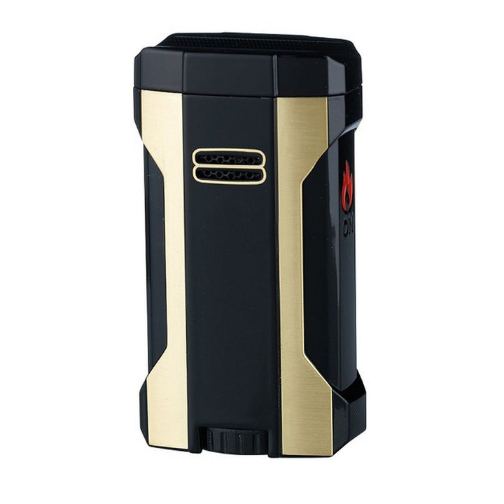 Winjet MAD MAX Cigar Lighter 4 x Jet - Black Gold - Lighter from Winjet at The Prince Webshop