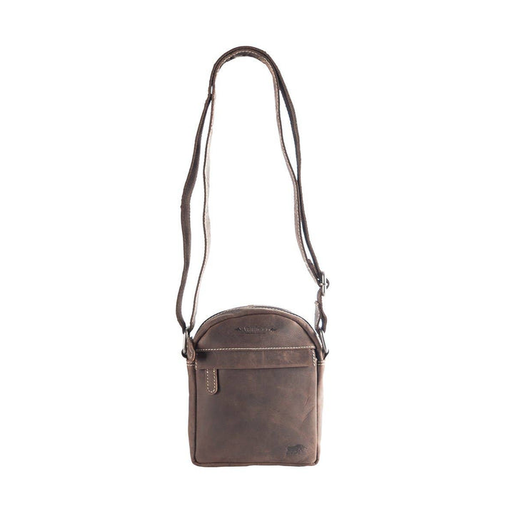 Arrigo Shoulder & Crossbody Bag - Buffalo Leather - Brown - Bag from Arrigo at The Prince Webshop