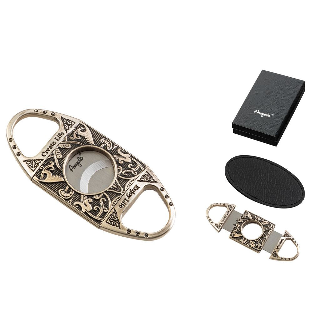 Angelo Cutter Metal Antique Silver - Ring 60 - Cigar Cutter from Angelo at The Prince Webshop