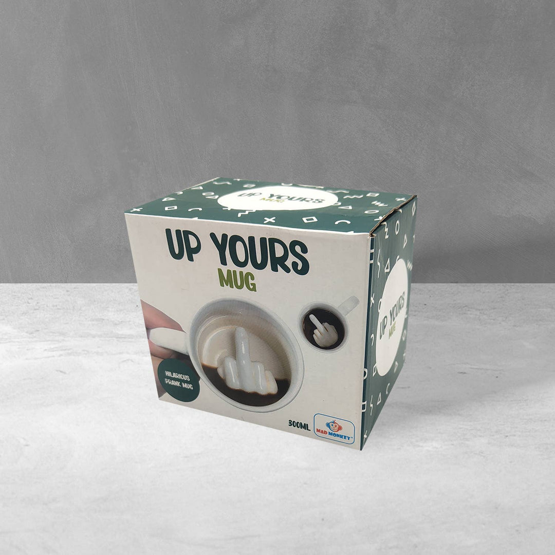 Surprise Krus „UP YOURS“ - Krus fra Mad Monkey hos The Prince Webshop