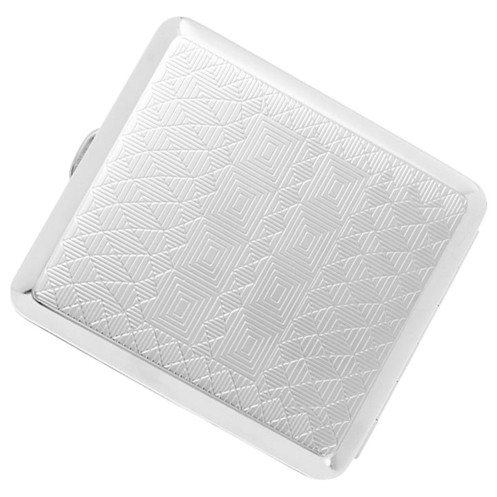 Angelo Cigarette Case - 18 King Size - Chrome Decor Rubber - Cigarette Case from Angelo at The Prince Webshop