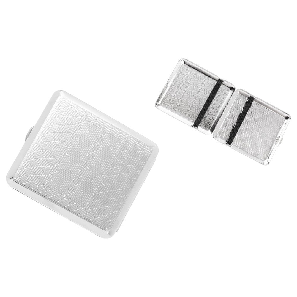 Angelo Cigarette Case - 18 King Size - Chrome Decor Rubber - Cigarette Case from Angelo at The Prince Webshop