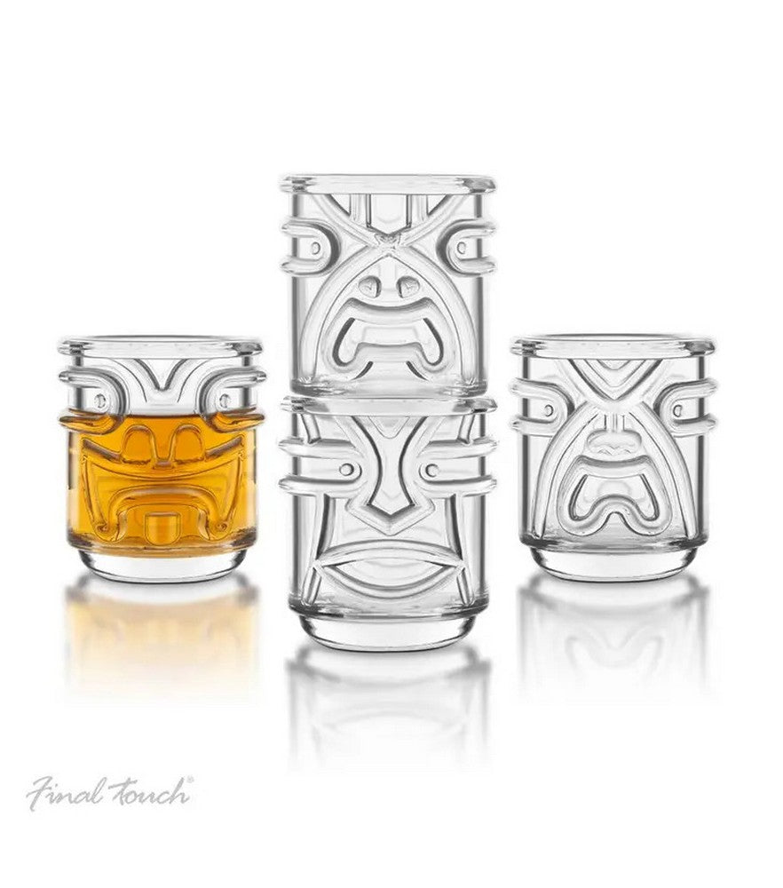 Original Products - Final Touch Tiki Tumbler - 4 Pack Clear - Cocktail Glass from Original Products at The Prince Webshop
