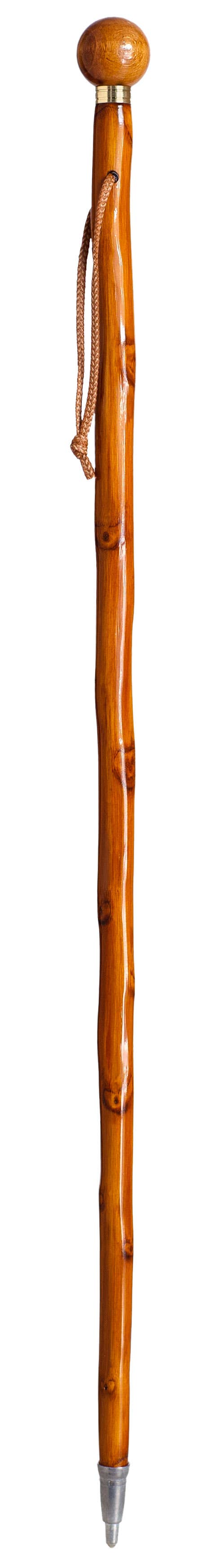 Walking / Strolling Stick of chestnut wood with ball handle - Walking stick from Segorbina BASTONES at The Prince Webshop