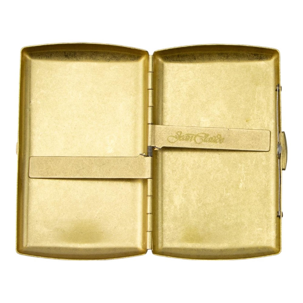 JC Brass Antique Cigaret Etui til 10 King Size - Cigaret Etui fra Jean Claude hos The Prince Webshop