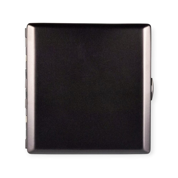 Moderne Cigaret Etui i Ibenholt Sort Eloxeret Metal - Cigaret Etui fra Jean Claude hos The Prince Webshop