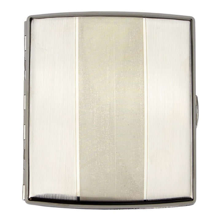 JC Brushed Transverse Cigaret Etui til 20 King Size - Cigaret Etui fra Jean Claude hos The Prince Webshop