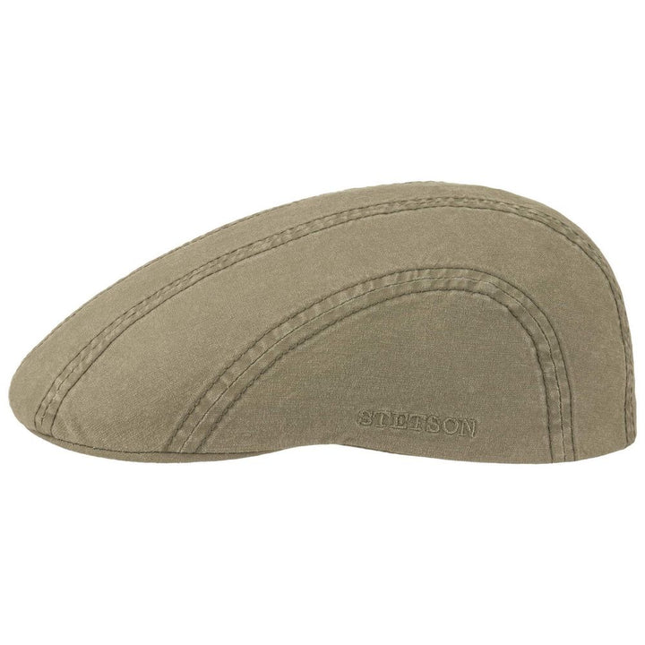 Stetson Ivy Cap Superlight Organic Cotton - Khaki Lightweight - Flat Cap from Stetson at The Prince Webshop
