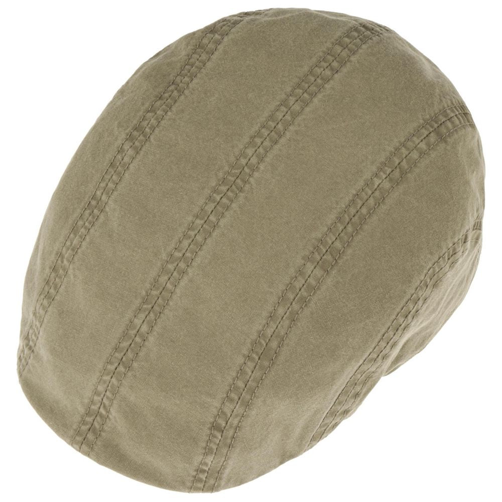 Stetson Ivy Cap Superlight Organic Cotton - Khaki Letvægt - Flat Cap fra Stetson hos The Prince Webshop