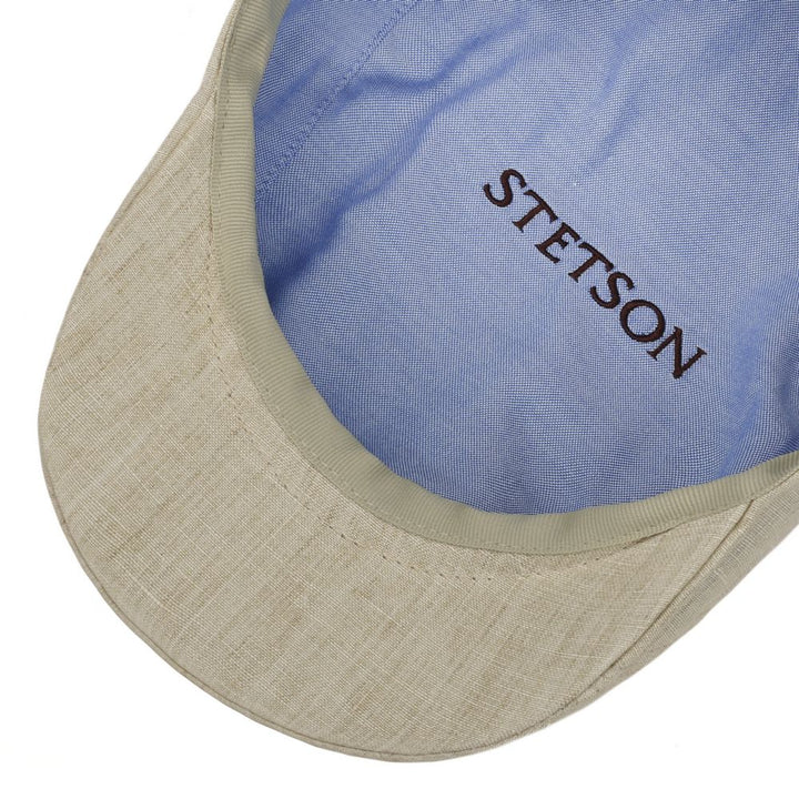 Stetson Ivy Cap Linen Beige - Flat Cap fra Stetson hos The Prince Webshop