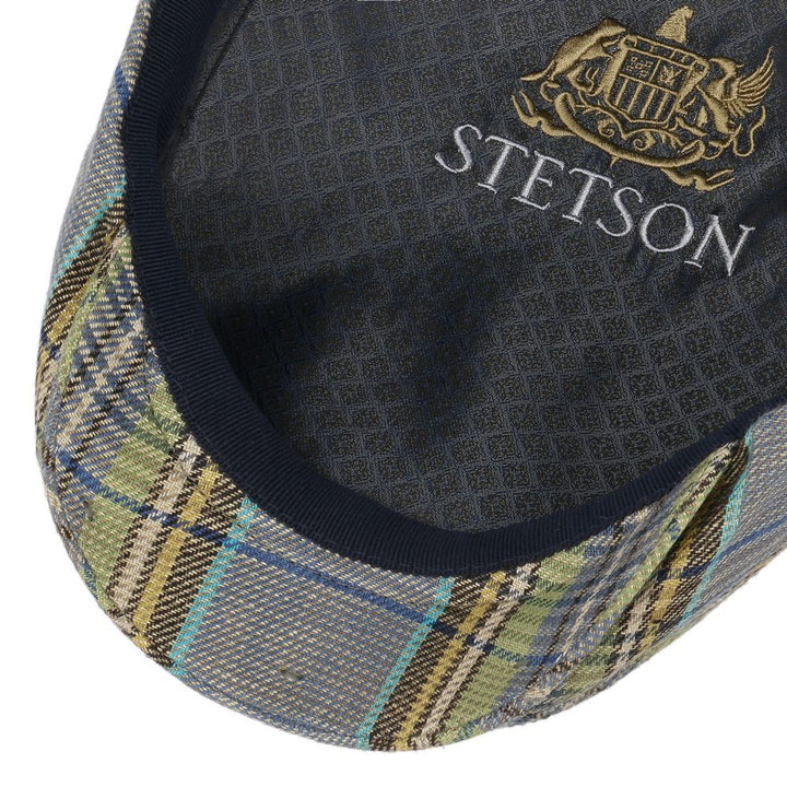 Stetson Driver Cap model KURT i ternet linned - Flat Cap fra Stetson hos The Prince Webshop