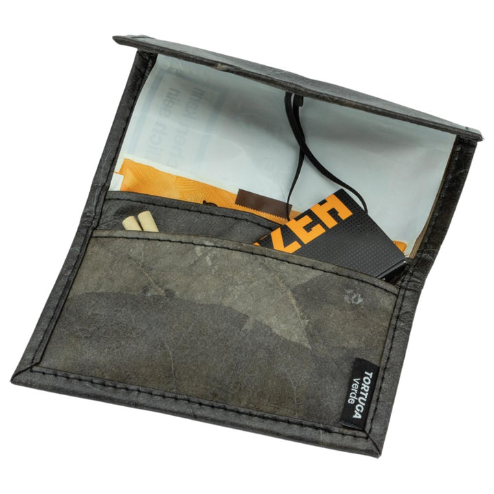 Tortuga Verde Tobacco Pouch Gray - Made of Teak Leaves - Pipe Accessories from Tortuga Verde at The Prince Webshop