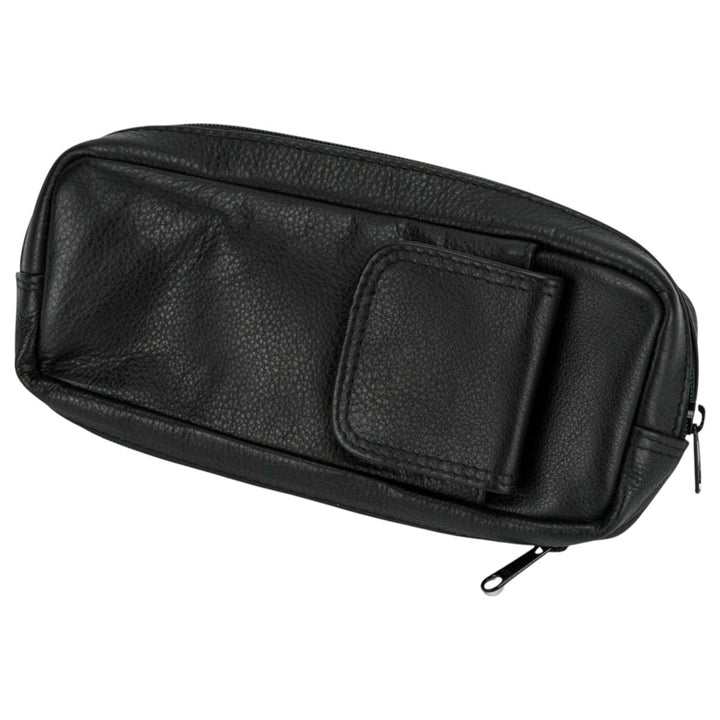 Leather Pipe Bag in Black Leather for 1 Pipe + Accessories - Pipe Accessories from The Prince's Own at The Prince Webshop