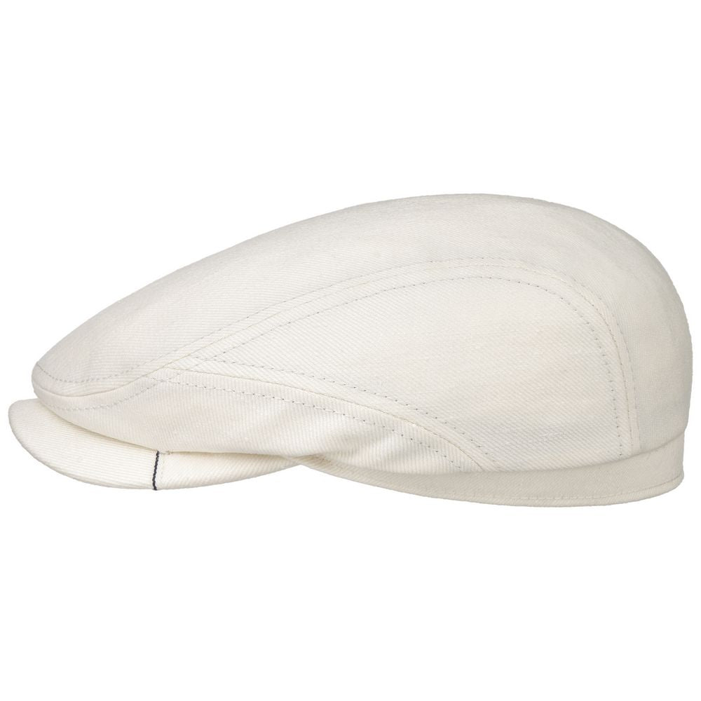 Stetson Driver Cap Linen/Cotton Selvage - Flat Cap fra Stetson hos The Prince Webshop