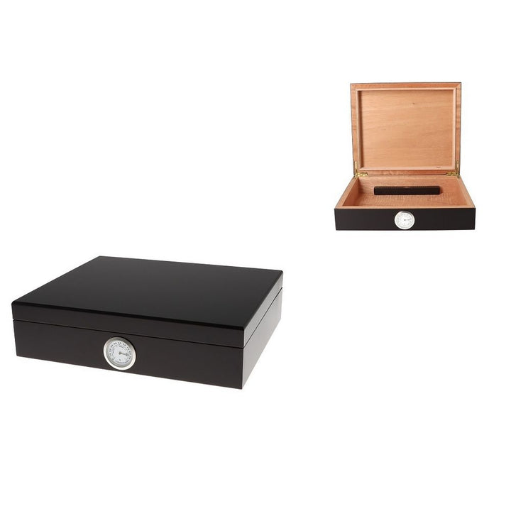 GERMANUS Movella Cigar Humidor - Black - Cigar Humidor from Germanus at The Prince Webshop