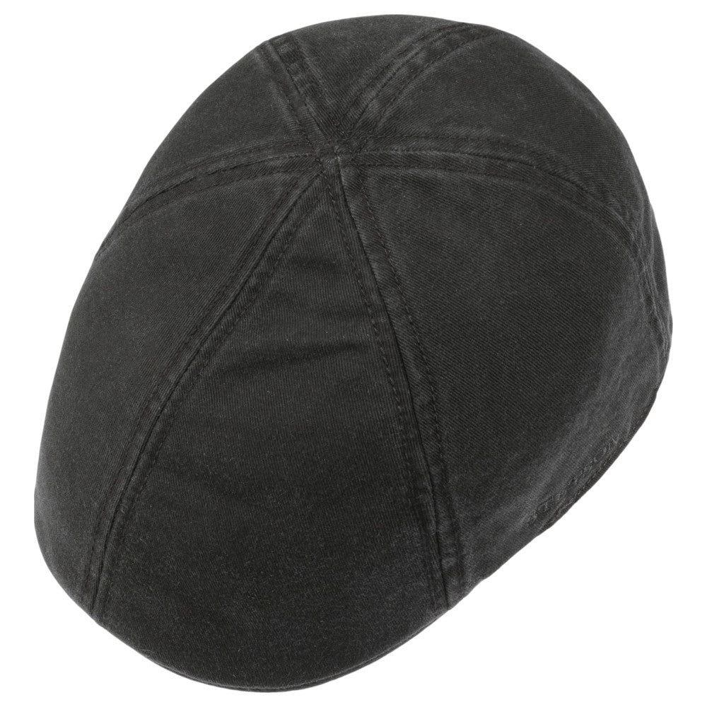 Stetson Texas Flat Cap Cotton - Sort Duck Cap - Flat Cap fra Stetson hos The Prince Webshop