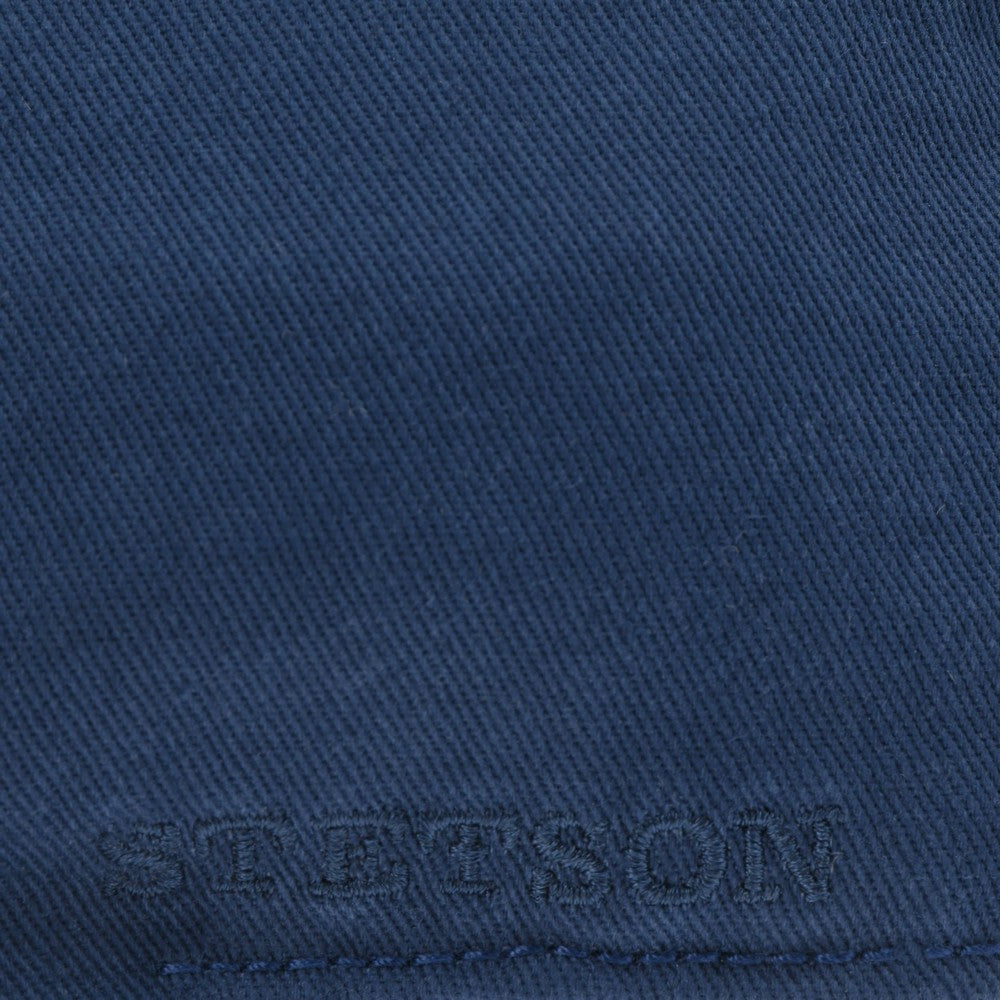 Stetson Texas Flat Cap Cotton - Blå Duck Cap - Flat Cap fra Stetson hos The Prince Webshop