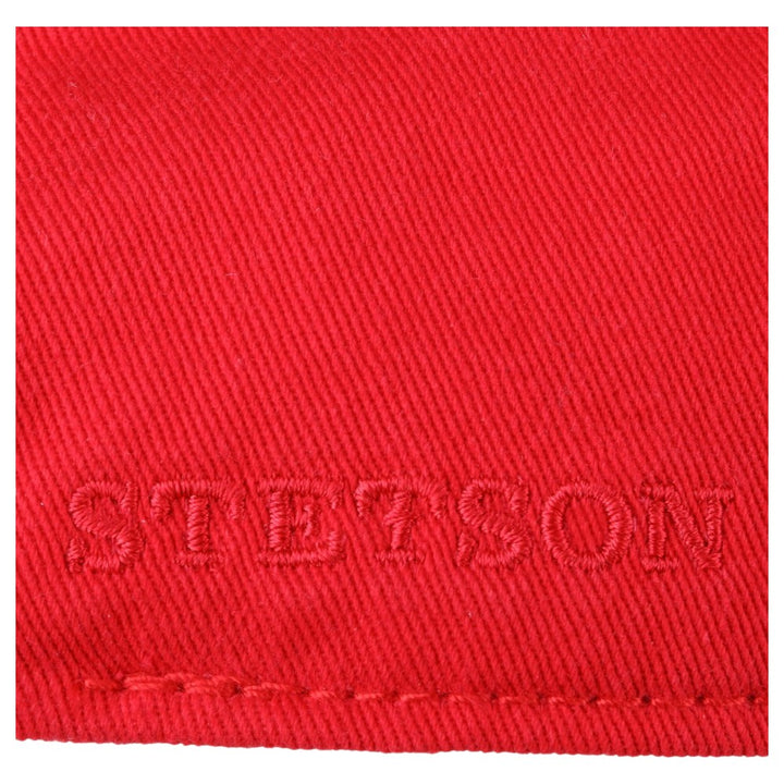 Stetson Texas Flat Cap Cotton - Rød Duck Cap - Flat Cap fra Stetson hos The Prince Webshop