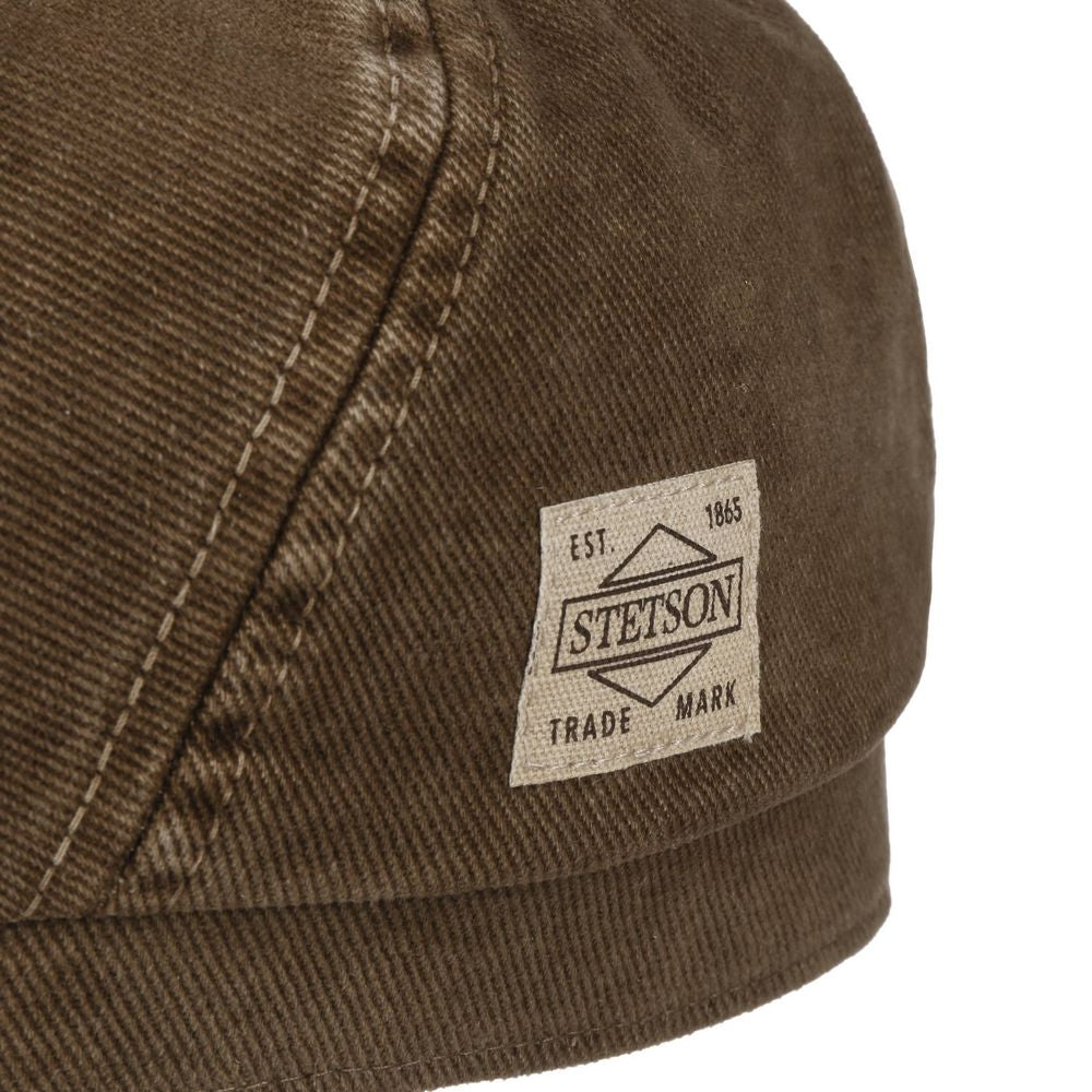 Stetson 6-Panel Cap Soft Cotton - Cognac Sixpence - Flat Cap fra Stetson hos The Prince Webshop