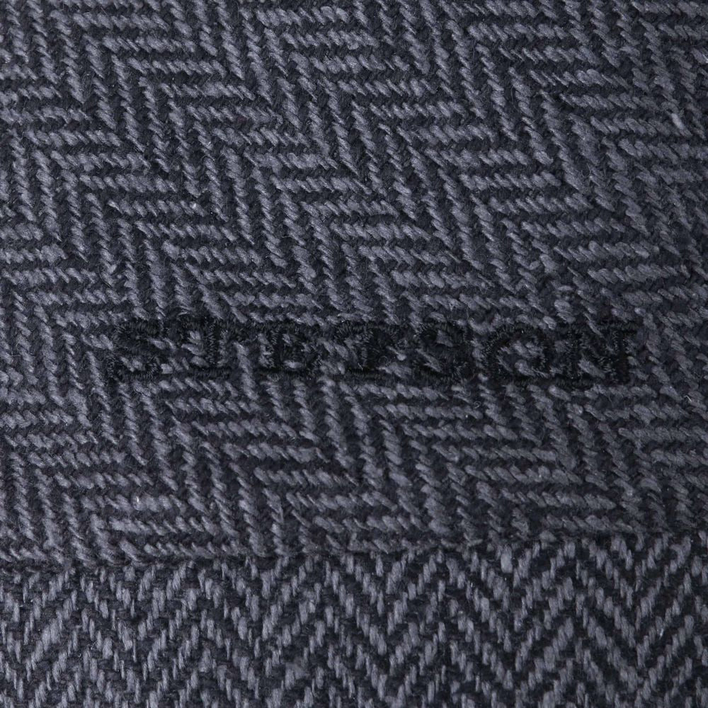 Stetson 6-panel Cap Silk - Gray Herringbone - Flat Cap from Stetson at The Prince Webshop