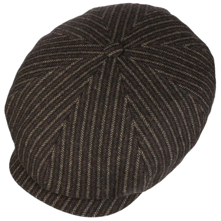 Stetson 8-panel Peaky Blinders Style Cap - Woolen Stripe - Flat Cap from Stetson at The Prince Webshop