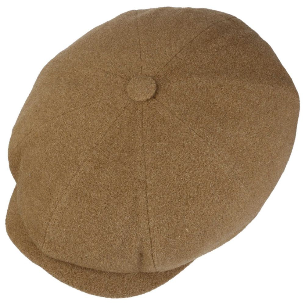 Stetson Hatteras Flat Cap Wool Cashmere Camel - Flat Cap fra Stetson hos The Prince Webshop