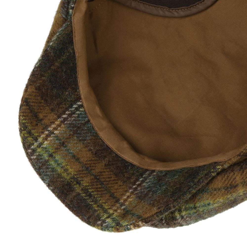 Stetson Hatteras Glen Check Wool med Øreklapper - Flat Cap fra Stetson hos The Prince Webshop