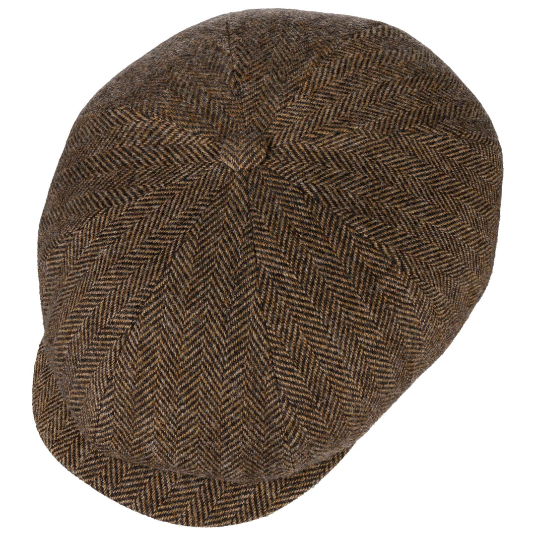 Stetson Hatteras Brun Sildeben Uld Flat Cap - Flat Cap fra Stetson hos The Prince Webshop