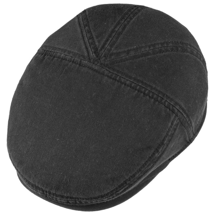 Stetson Ivy Cap Cotton - Black Cotton Sixpence - Flat Cap from Stetson at The Prince Webshop