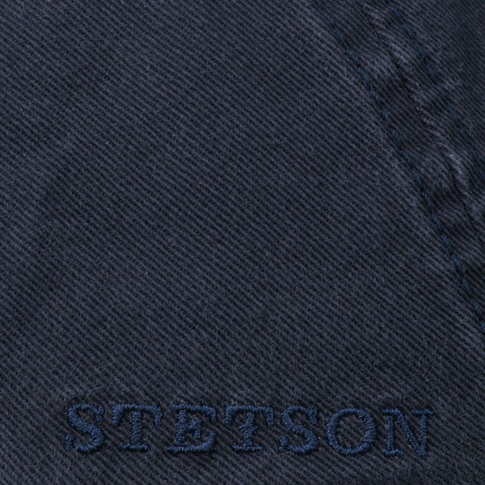 Stetson Ivy Cap Cotton - Blue Cotton Sixpence - Flat Cap from Stetson at The Prince Webshop