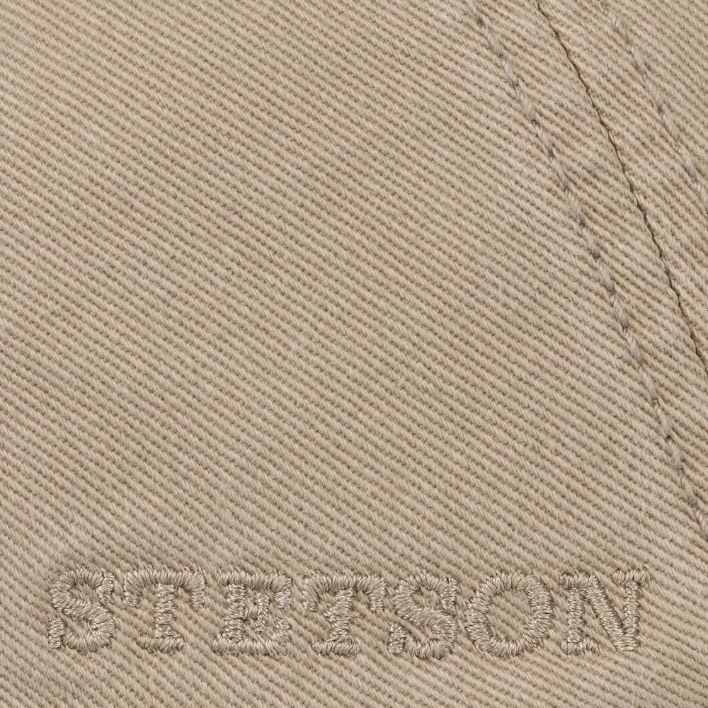 Stetson Ivy Cap Cotton - Beige Bomulds Sixpence - Flat Cap fra Stetson hos The Prince Webshop