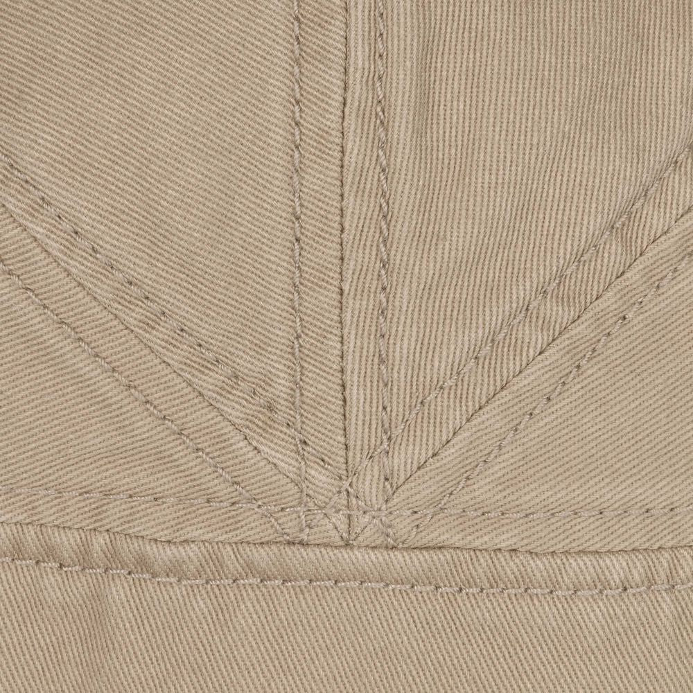 Stetson Ivy Cap Cotton - Beige Bomulds Sixpence - Flat Cap fra Stetson hos The Prince Webshop