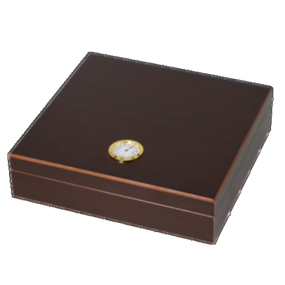 Angelo Premium Cigar Humidor in Red Brown Wood - Cigar Humidor from Angelo at The Prince Webshop