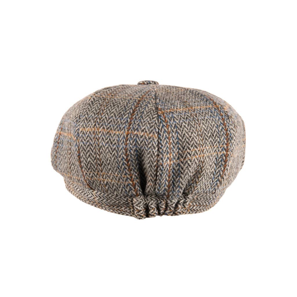 Heritage Tradition Carlyle Tweed Newsboy Cap Herringbone - Flat Cap from Heritage Traditions at The Prince Webshop
