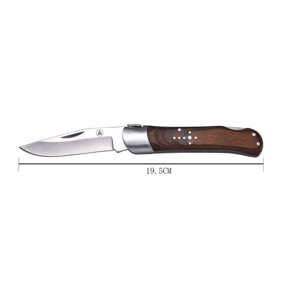 Laguiole CALMONT Folding Hunting Knife Dark Wood - Pocket knife from Laguiole at The Prince Webshop