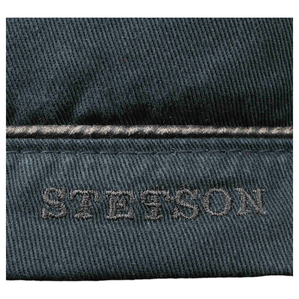 Stetson Two Color Army Cap Cotton Denim Blue - Army Cap from Stetson at The Prince Webshop