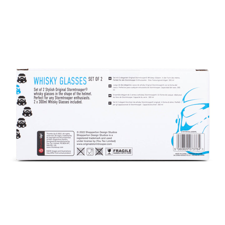 Original Stormtrooper Whiskyglas - Sæt med 2 - Whiskey Glas fra Mad Monkey hos The Prince Webshop