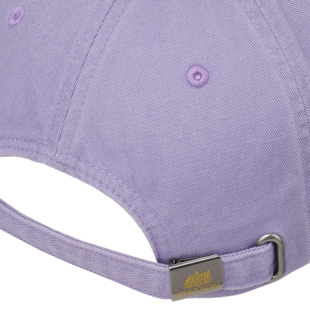 Stetson Baseball Cap Cotton - Ensfarvet Syren - Baseball Cap fra Stetson hos The Prince Webshop