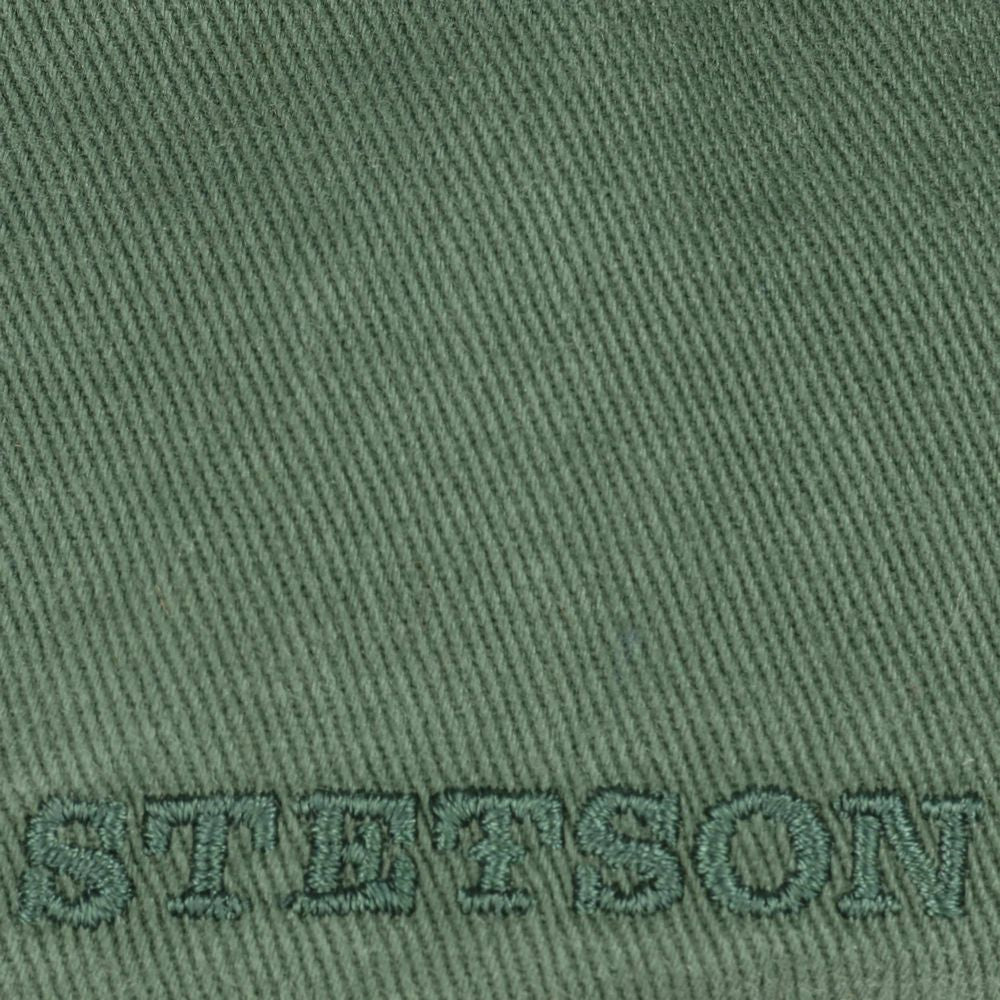 Stetson Baseball Cap Cotton - Ensfarvet Grøn - Baseball Cap fra Stetson hos The Prince Webshop